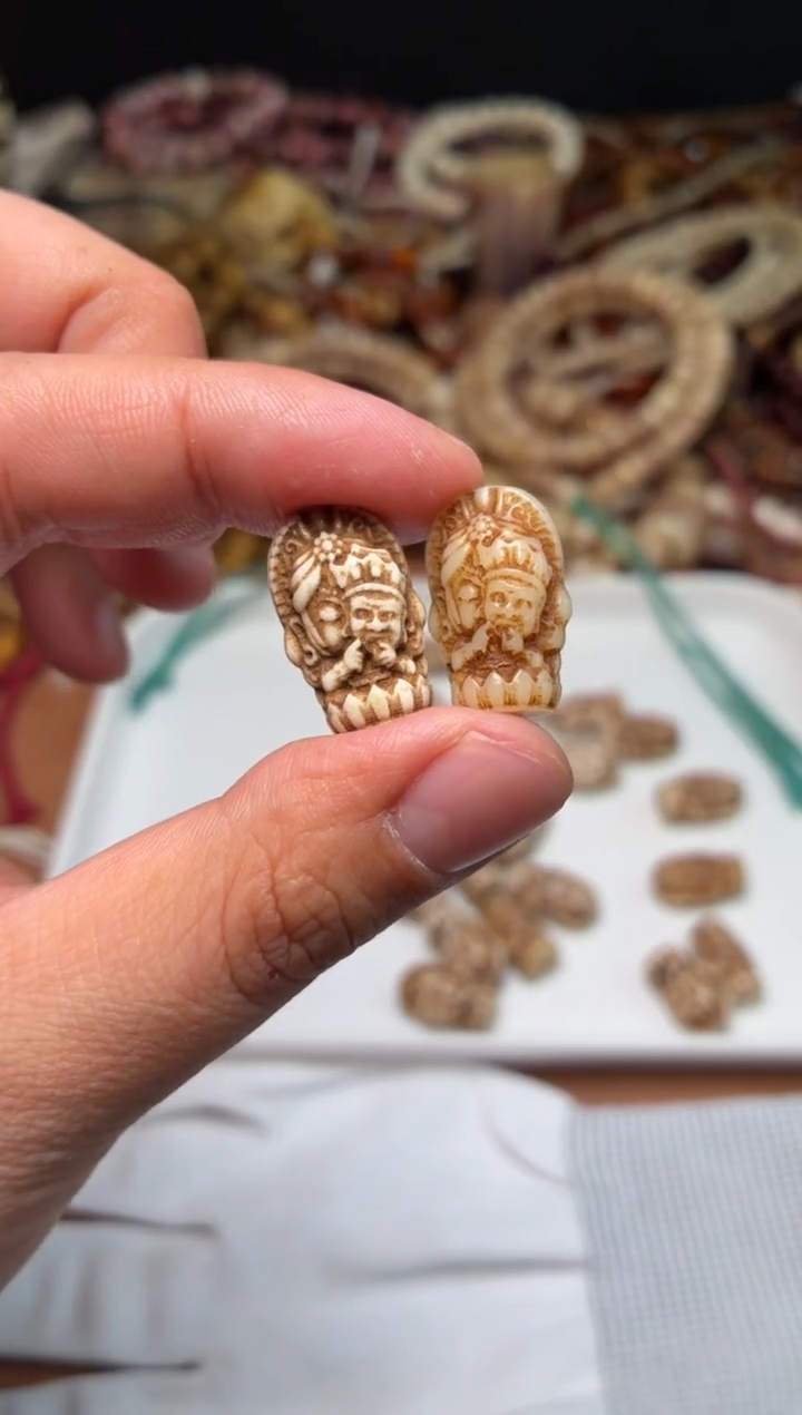 牛骨其他P1198-扎吉拉姆2个-有棕裂