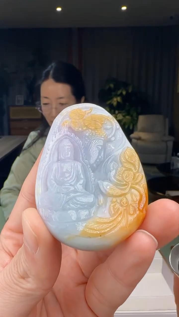 【闪购商品】翡翠吊坠(不含链)未镶嵌DY@@960Q3J15219