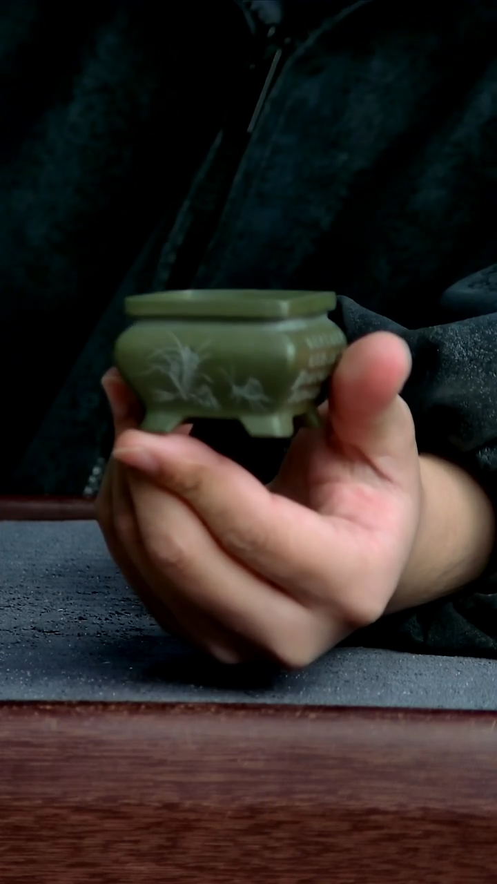 紫砂花盆3.8*2.5内径尺寸