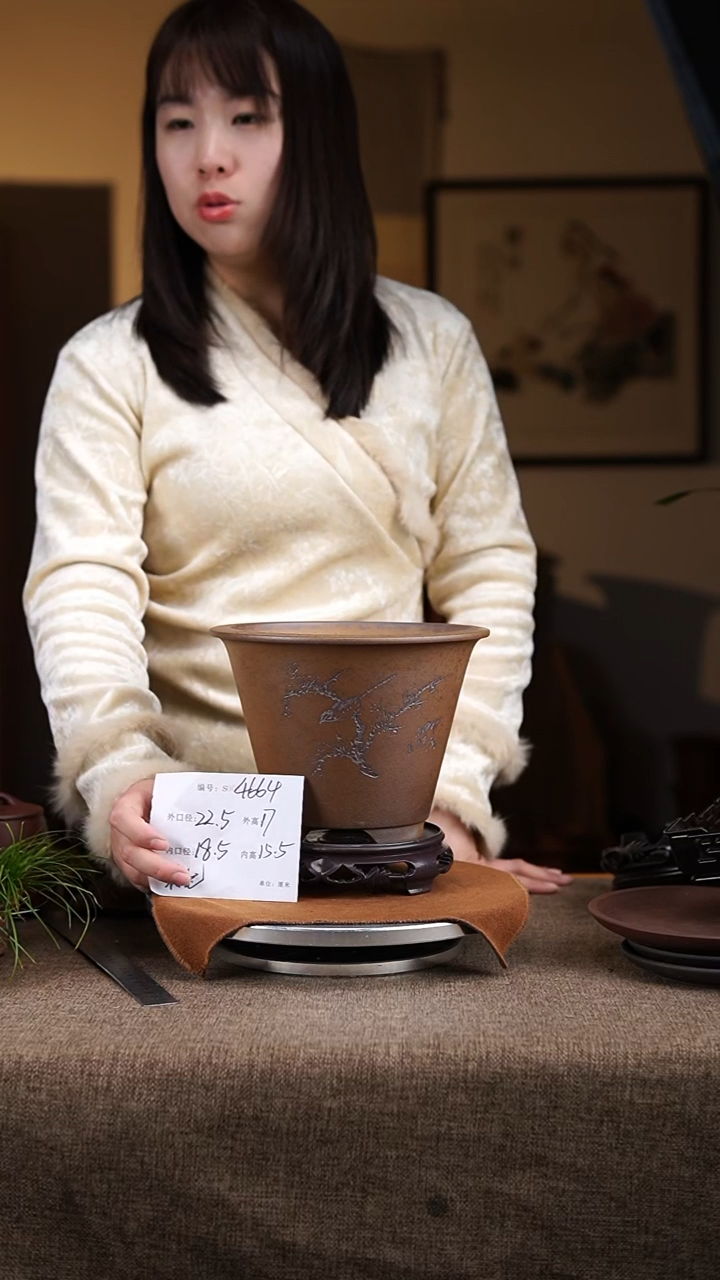 【闪购商品】紫砂花盆紫砂花盆4664