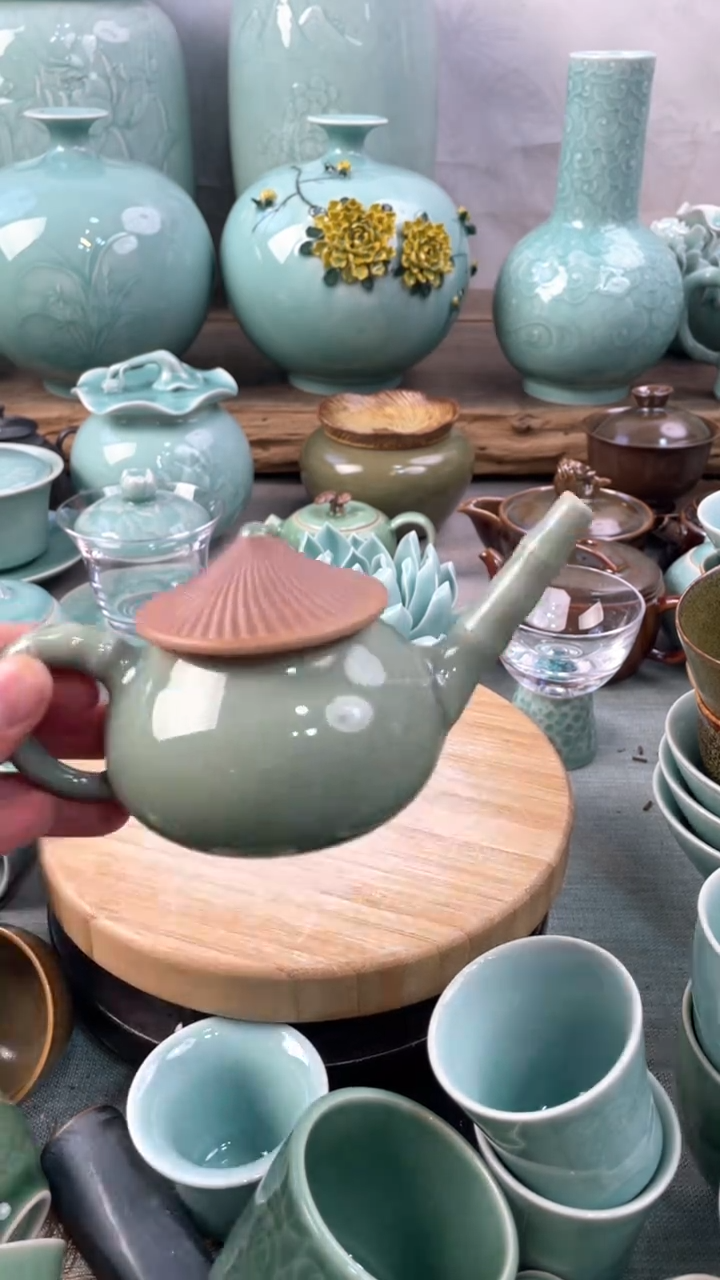 【闪购商品】特价 微瑕 慧仙青瓷