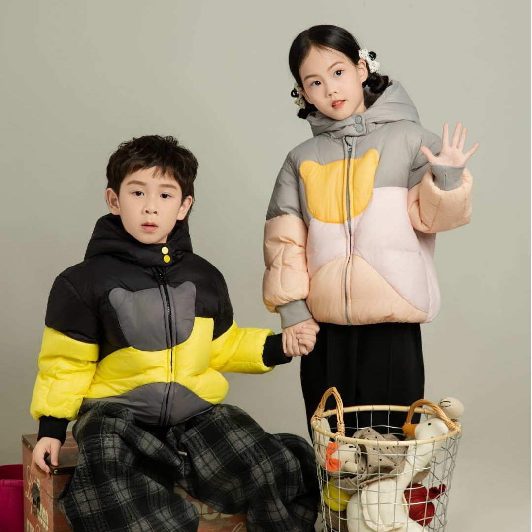 【轻奢小熊】冬季羽绒活动卡通韩版可爱90白鸭绒安心绒三防羽绒服
