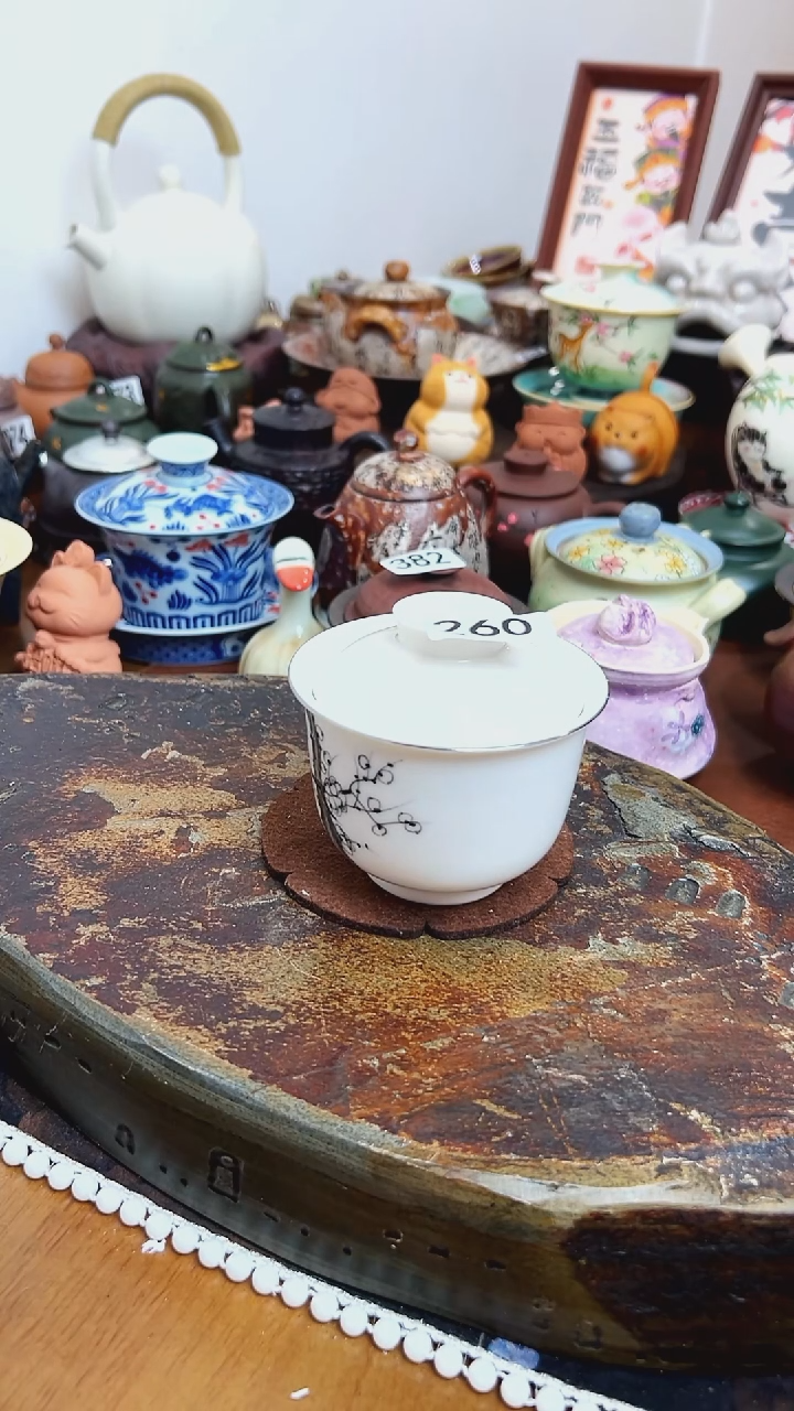  【茶瓷物语】手工盖碗