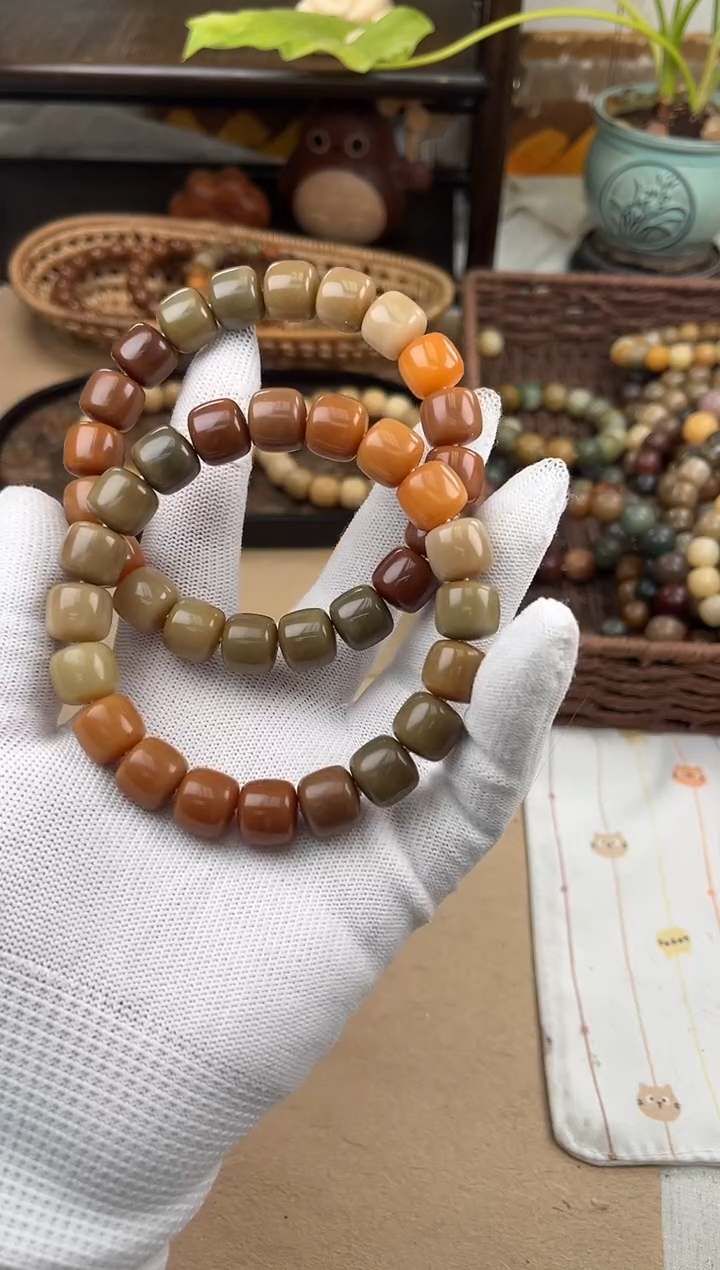 手串菩提根/象牙果a789 卡13 干磨拿铁