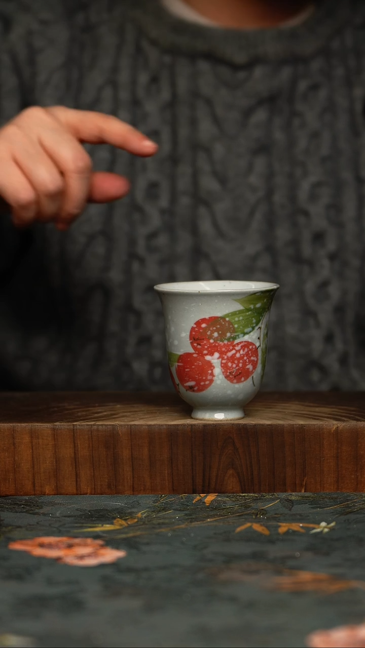 瓷片釉下彩手工手绘同款