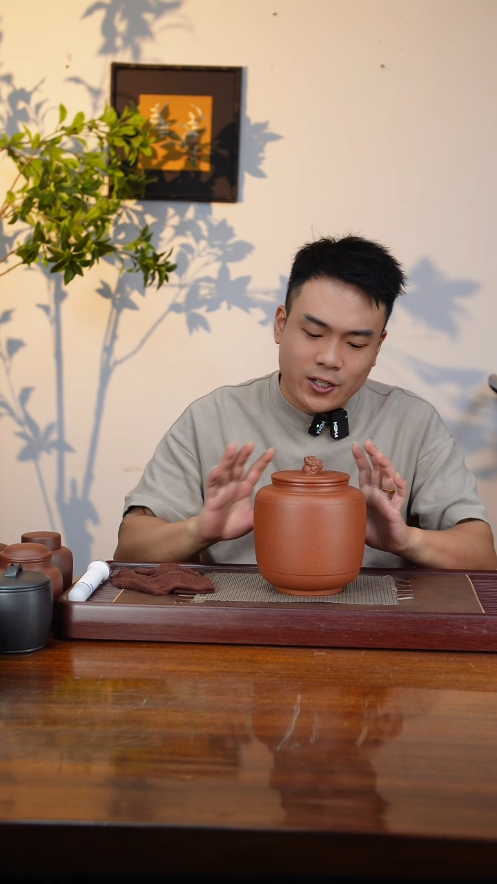 宜兴原矿紫砂茶叶罐