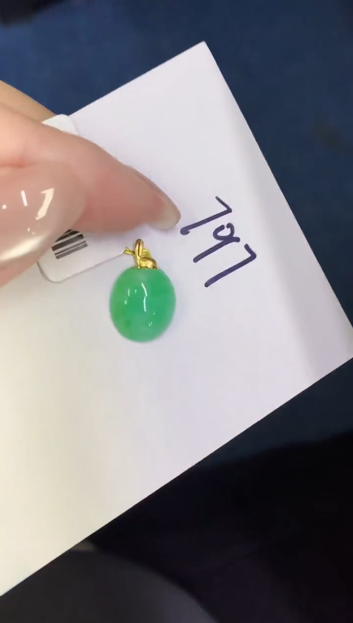 【闪购商品】翡翠颈饰18K金镶嵌00000000000