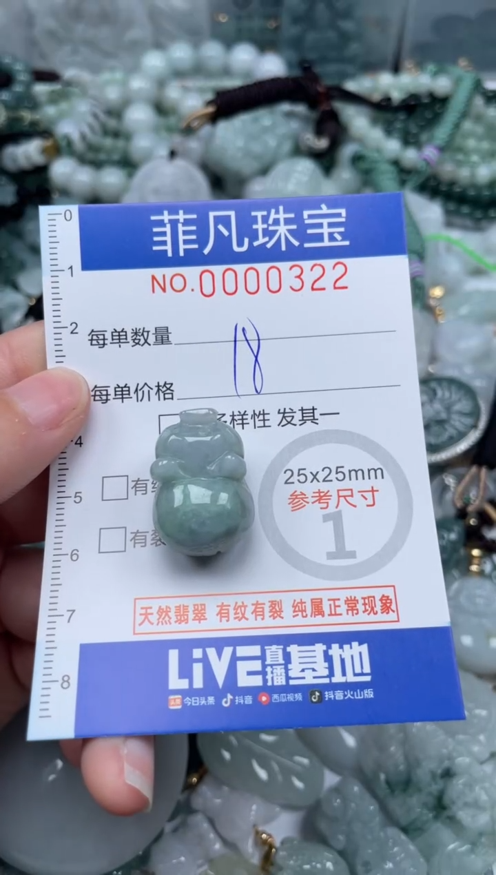 【闪购商品】翡翠颈饰未镶嵌00..0322