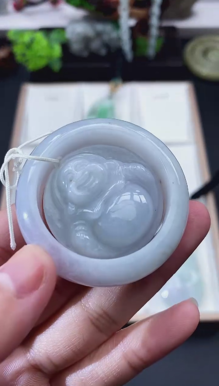 颈饰未镶嵌翡翠天然缅甸A货翡翠