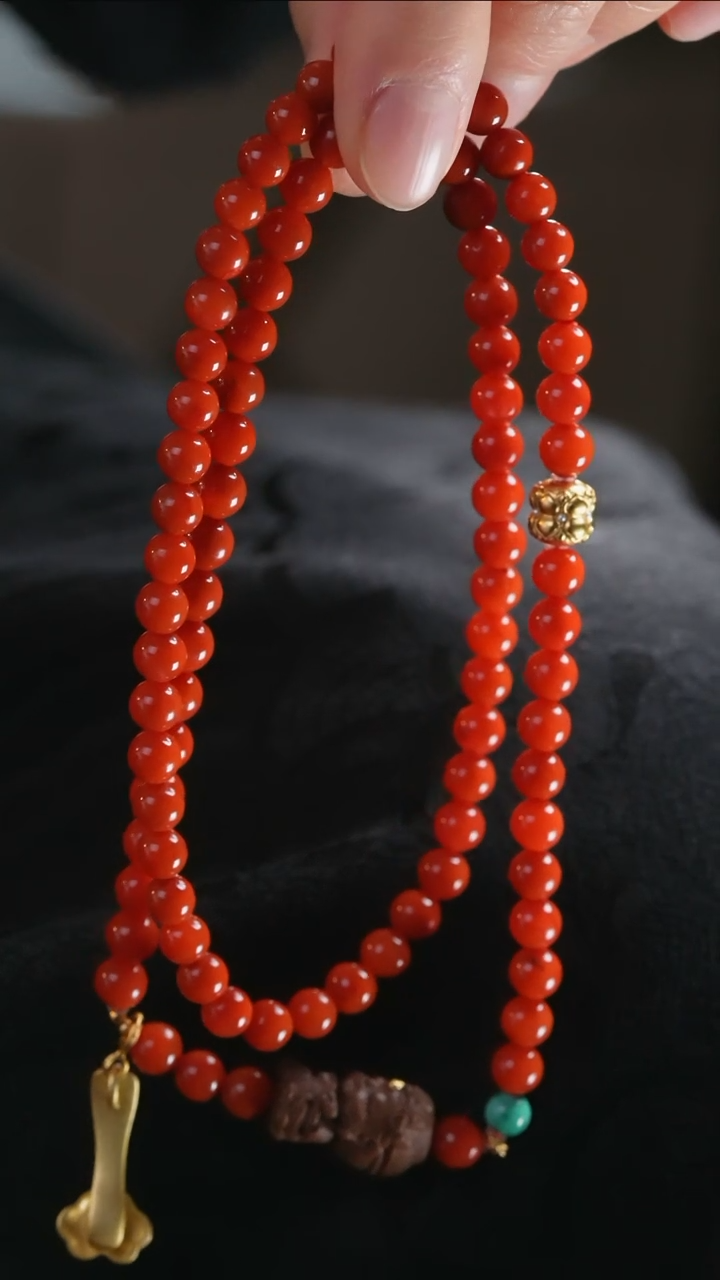 【闪购商品】南红玛瑙手串未镶嵌设计@@SJC1677A