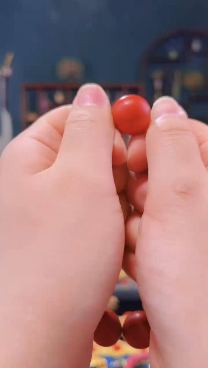 【闪购商品】素漆单珠红色精品1.5