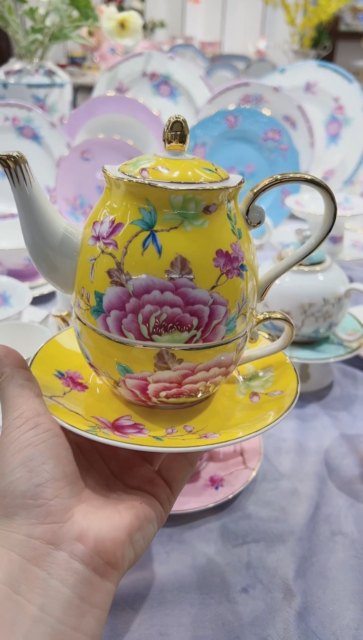 【闪购商品】骨瓷子母壶+礼盒