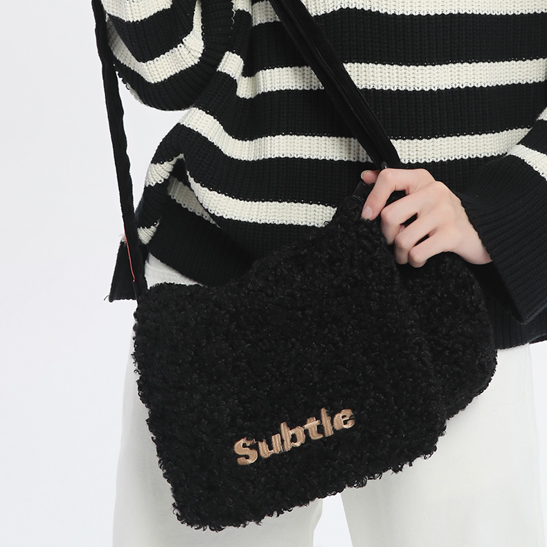 【冬日限定】SUBTLE TEDDY羊羔绒斜挎包秋冬毛绒包邮差包2023新款