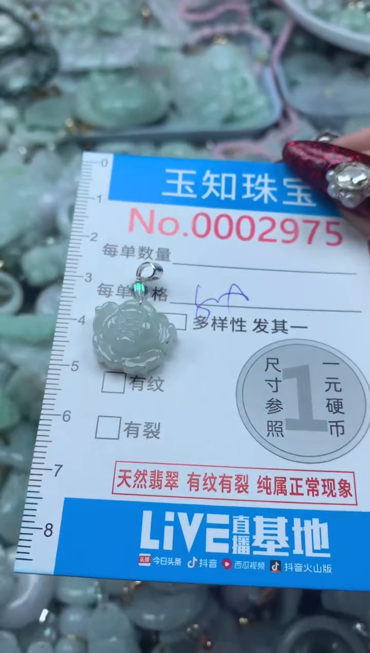 吊坠(不含链)未镶嵌翡翠2975