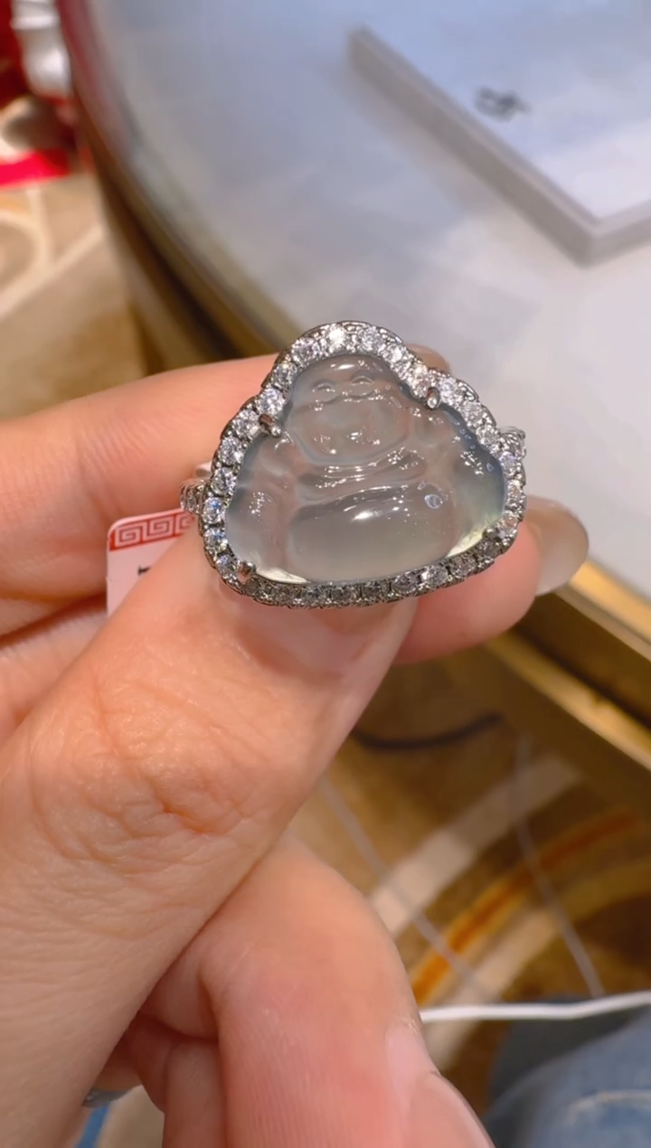 合金戒指翡翠多样性团购发一件