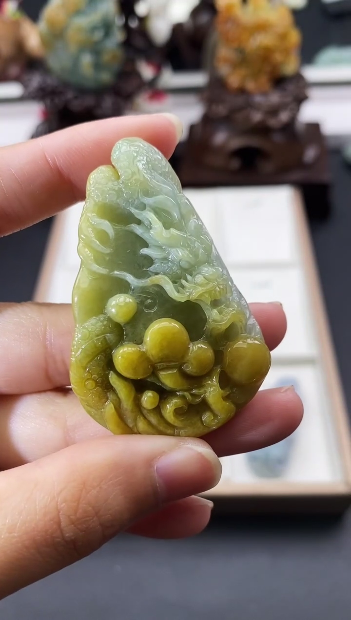 颈饰未镶嵌翡翠天然缅甸A货翡翠