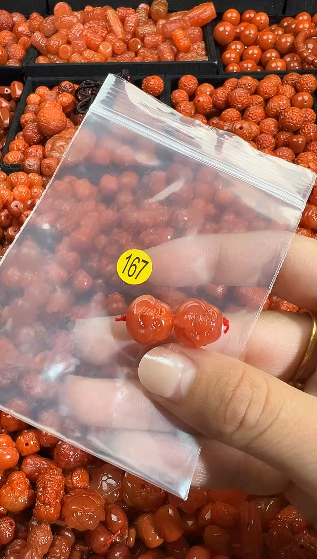 颈饰未镶嵌南红玛瑙1