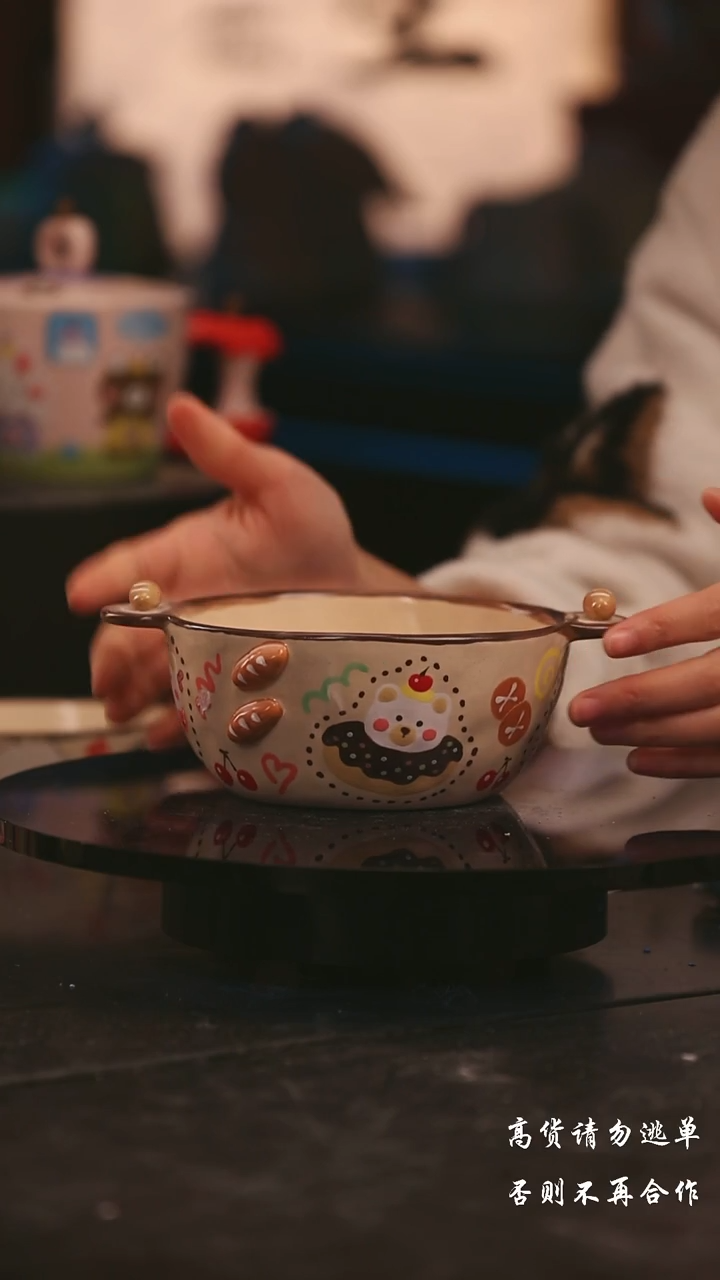 陶瓷景德镇可爱设计师款陶瓷 