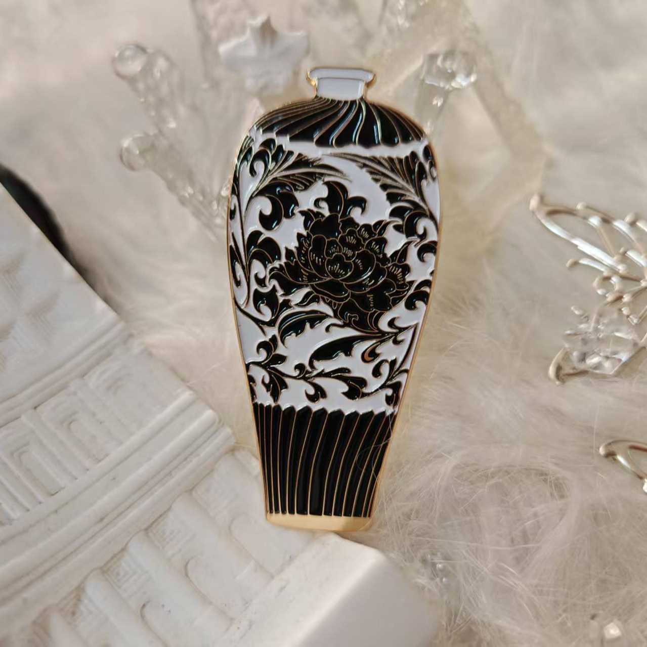 磁州窑文创产品梅瓶冰箱贴