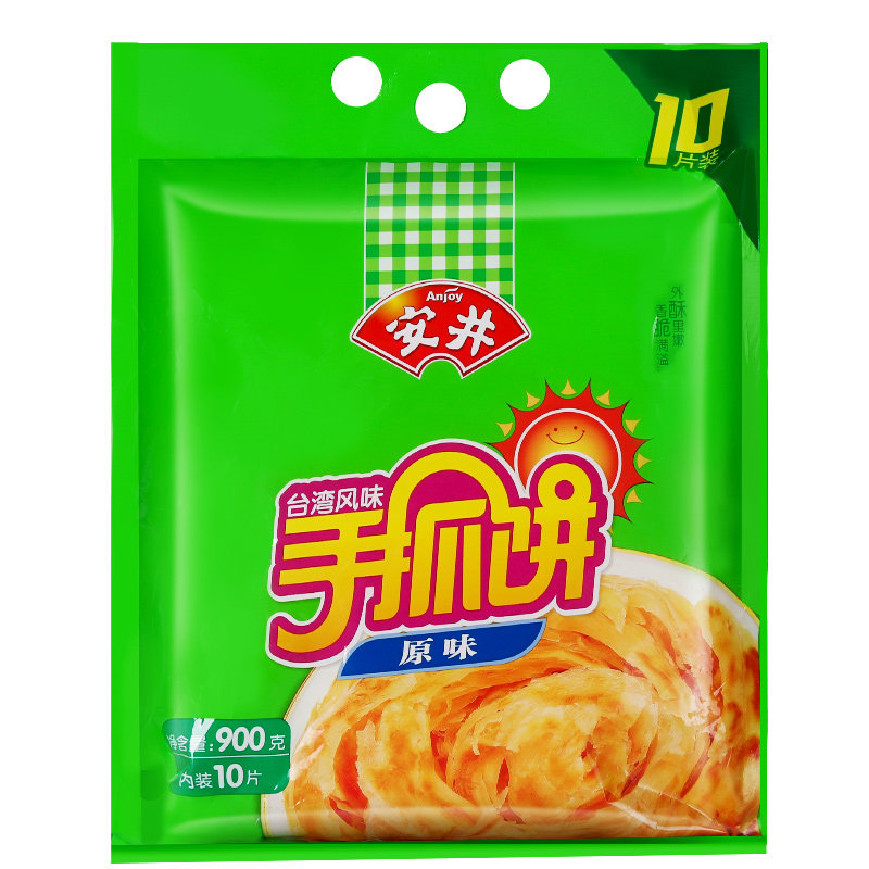 安井 原味手抓饼 900g(10片装)/袋