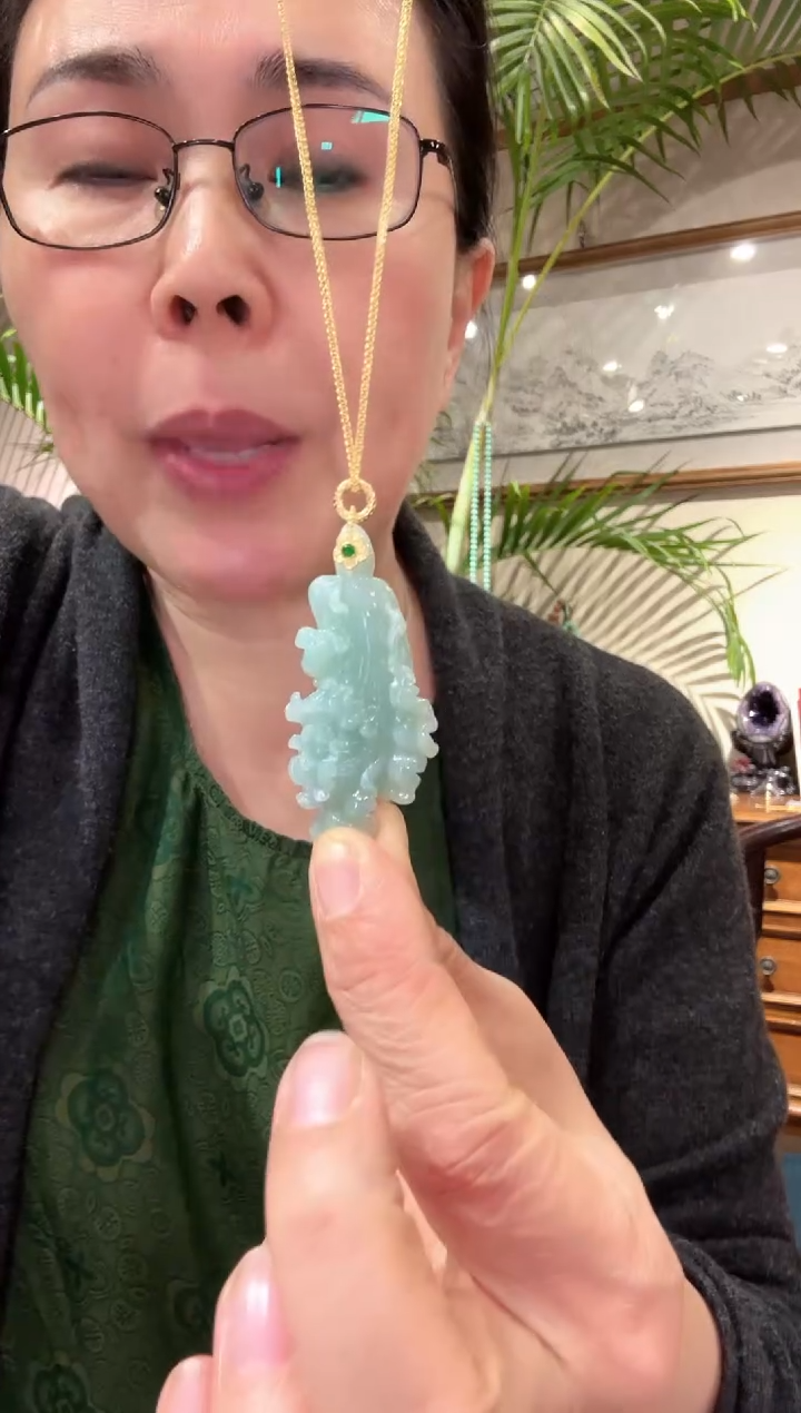 【闪购商品】翡翠颈饰未镶嵌国风