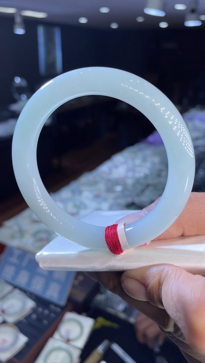 未镶嵌手镯翡翠圆条57-58