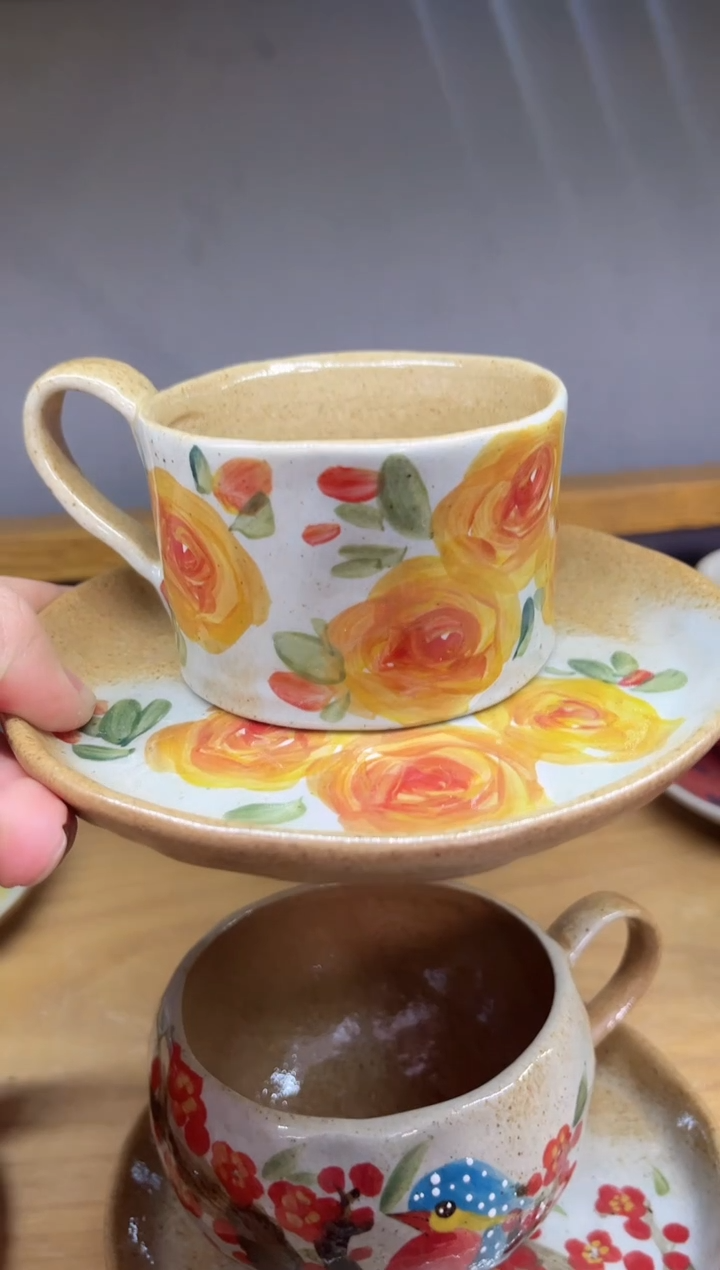 纯手绘景德镇高温瓷