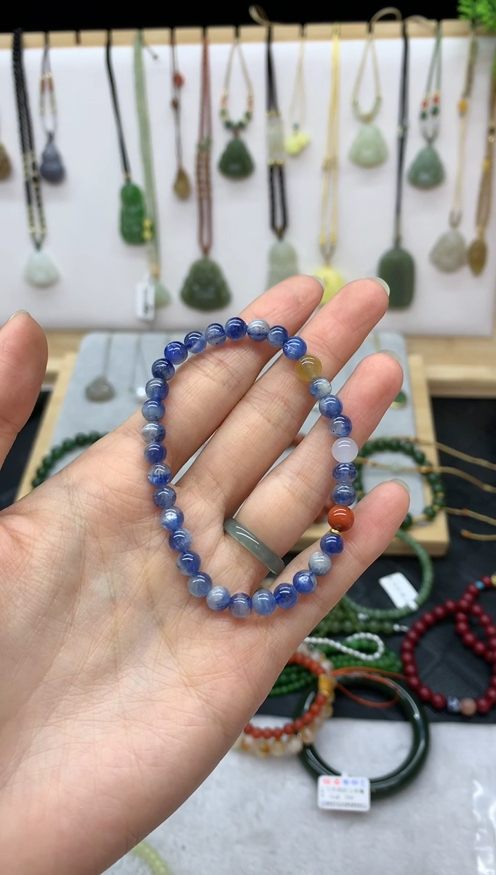未镶嵌手链水晶手串4