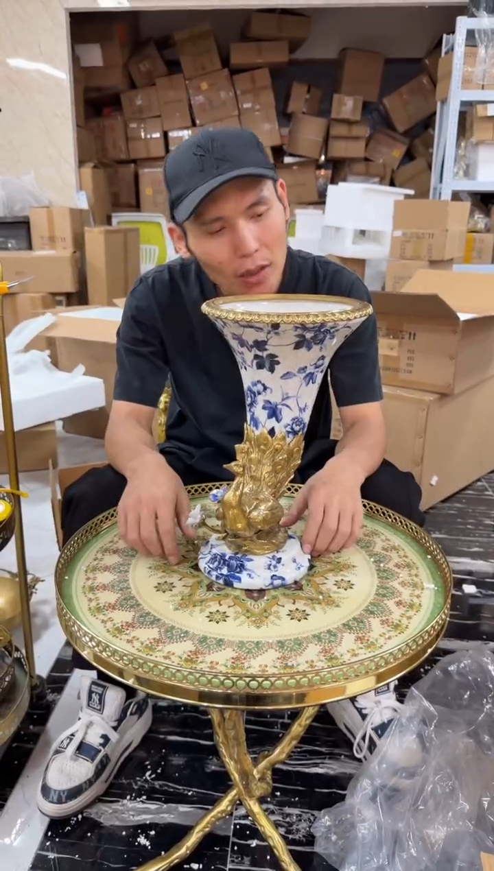 黄铜黛姿家居装饰品摆件  