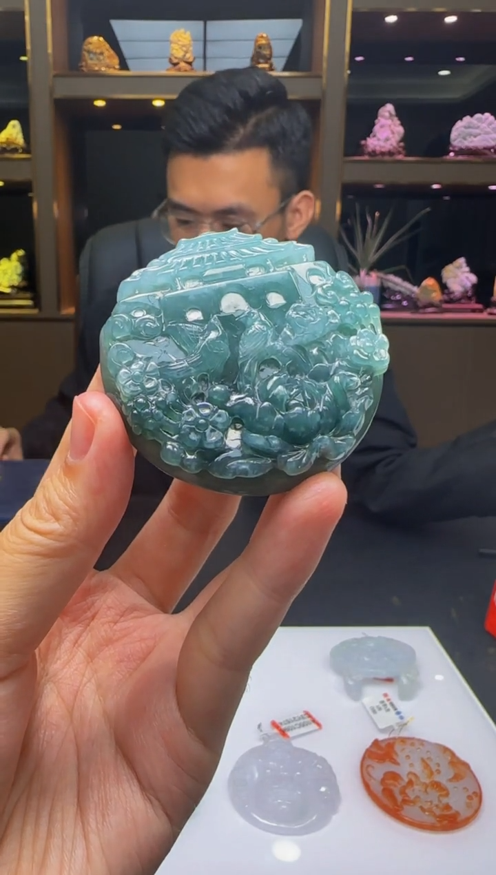 定制翡翠未镶嵌L-@@QJXX69006