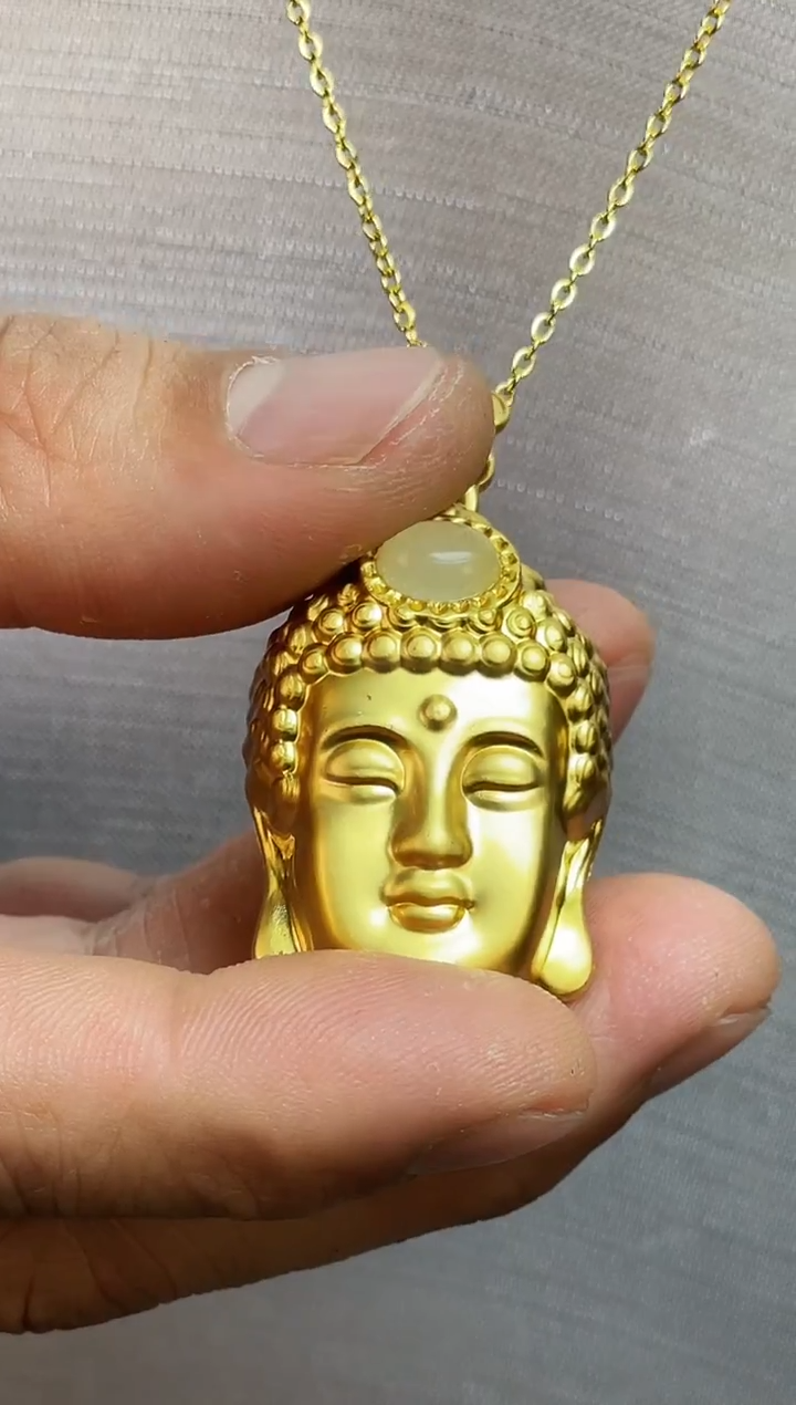 吊坠(赠链)未镶嵌和田玉1