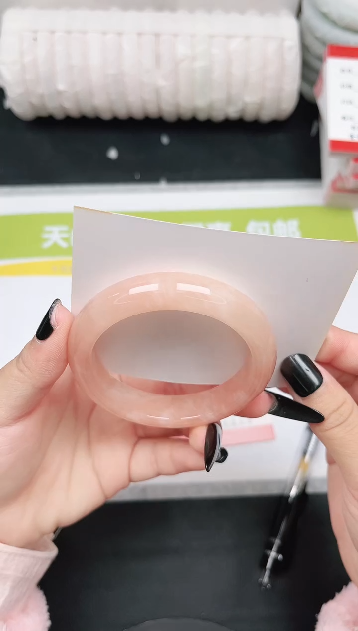 未镶嵌手镯石英质玉19-54