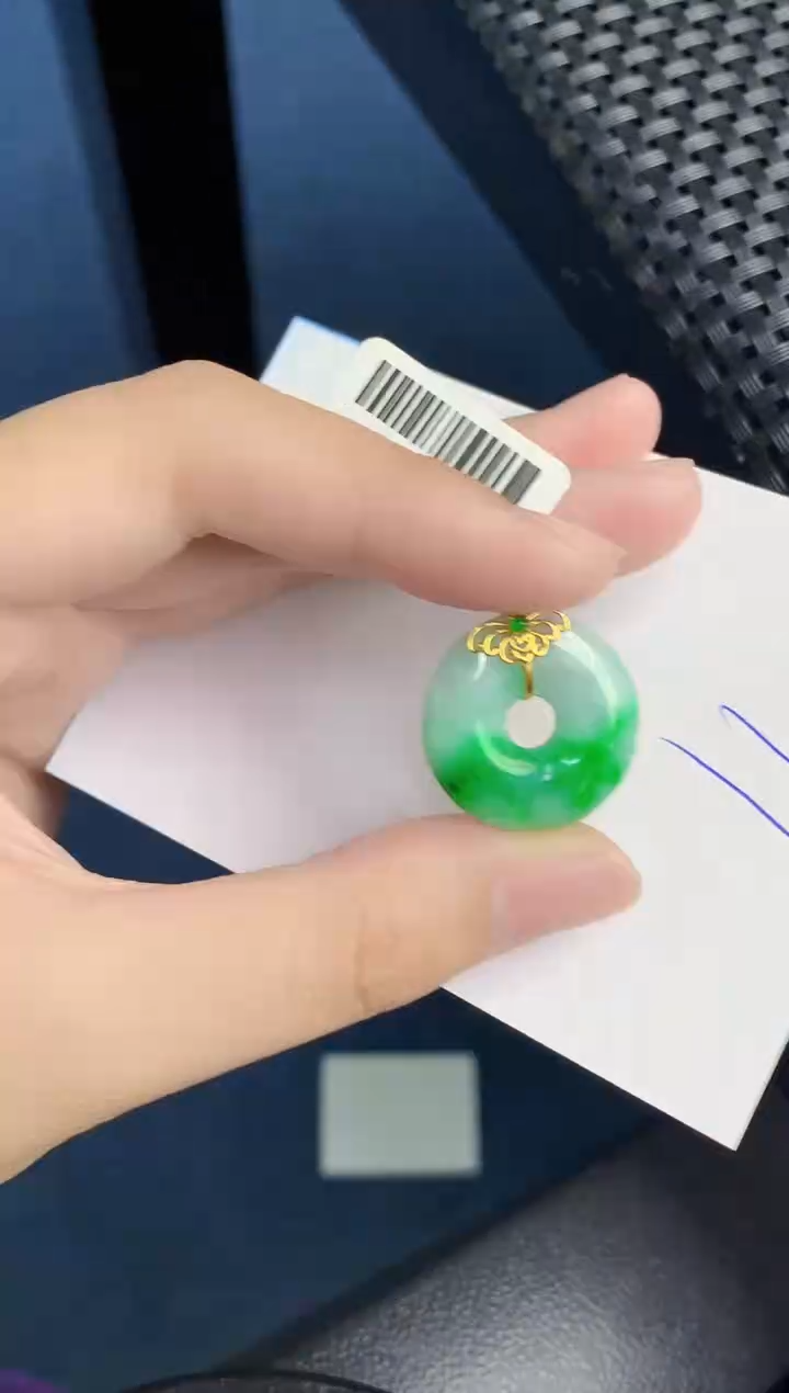 【闪购商品】翡翠18K金镶嵌颈饰000000000