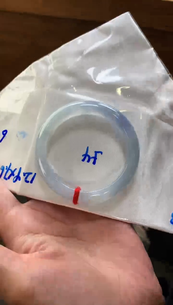 【闪购商品】翡翠手镯未镶嵌53-55圆条手镯 2