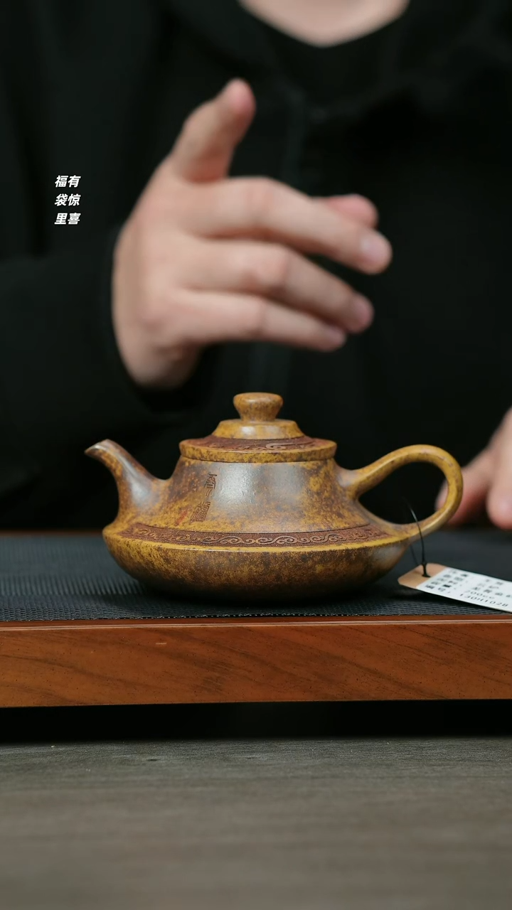 【闪购商品】紫砂茶壶H1028王芳龙骨金砂云炉