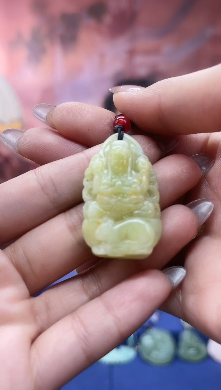 未镶嵌岫玉吊坠·