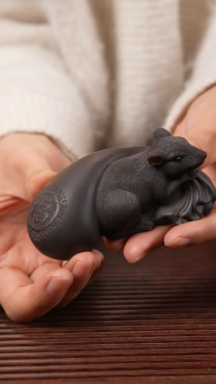 【闪购商品】紫砂茶宠袋袋数钱