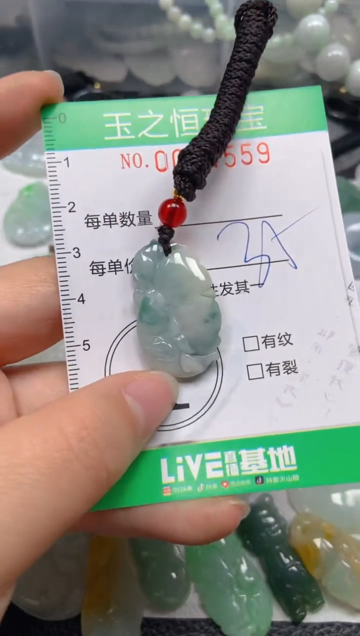 【闪购商品】翡翠未镶嵌颈饰闪购0054559