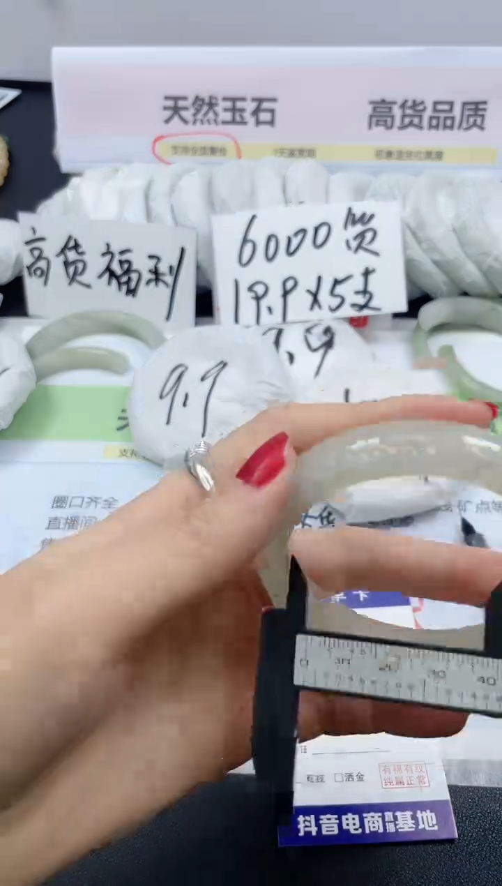 【闪购商品】石英质玉手镯未镶嵌189/57.5
