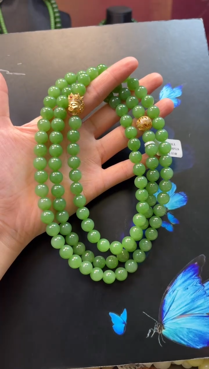 颈饰未镶嵌和田玉项链