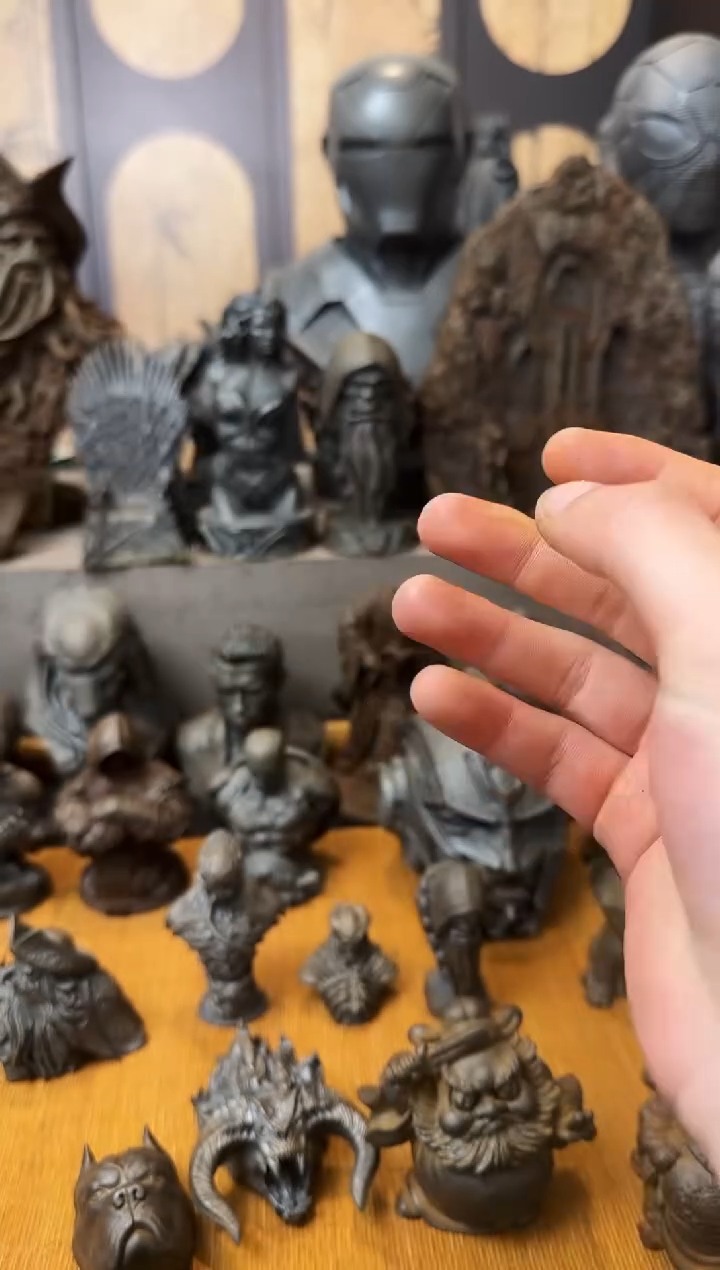 铁花**少实心铁艺摆件~~结界兽，小吞金（锈色）