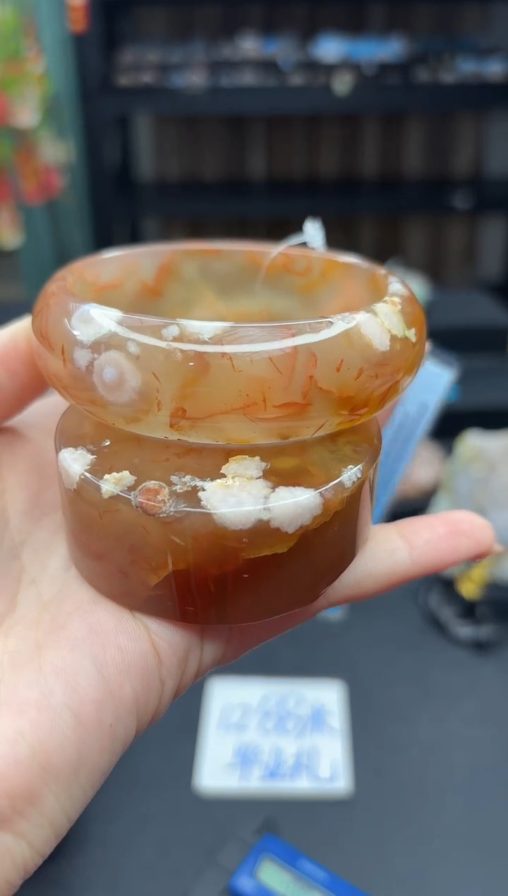 【闪购商品】石英质玉手镯未镶嵌667（62圈赠送镯心）