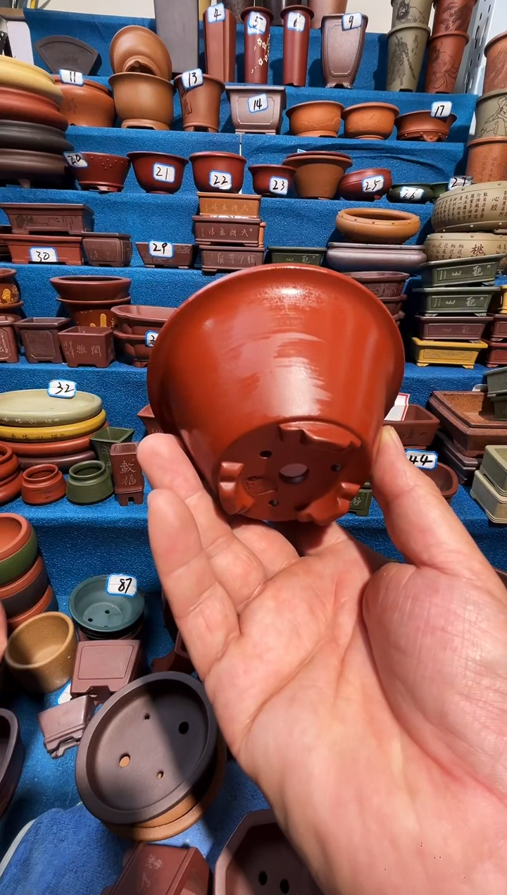 【闪购商品】紫砂紫砂花盆10*5