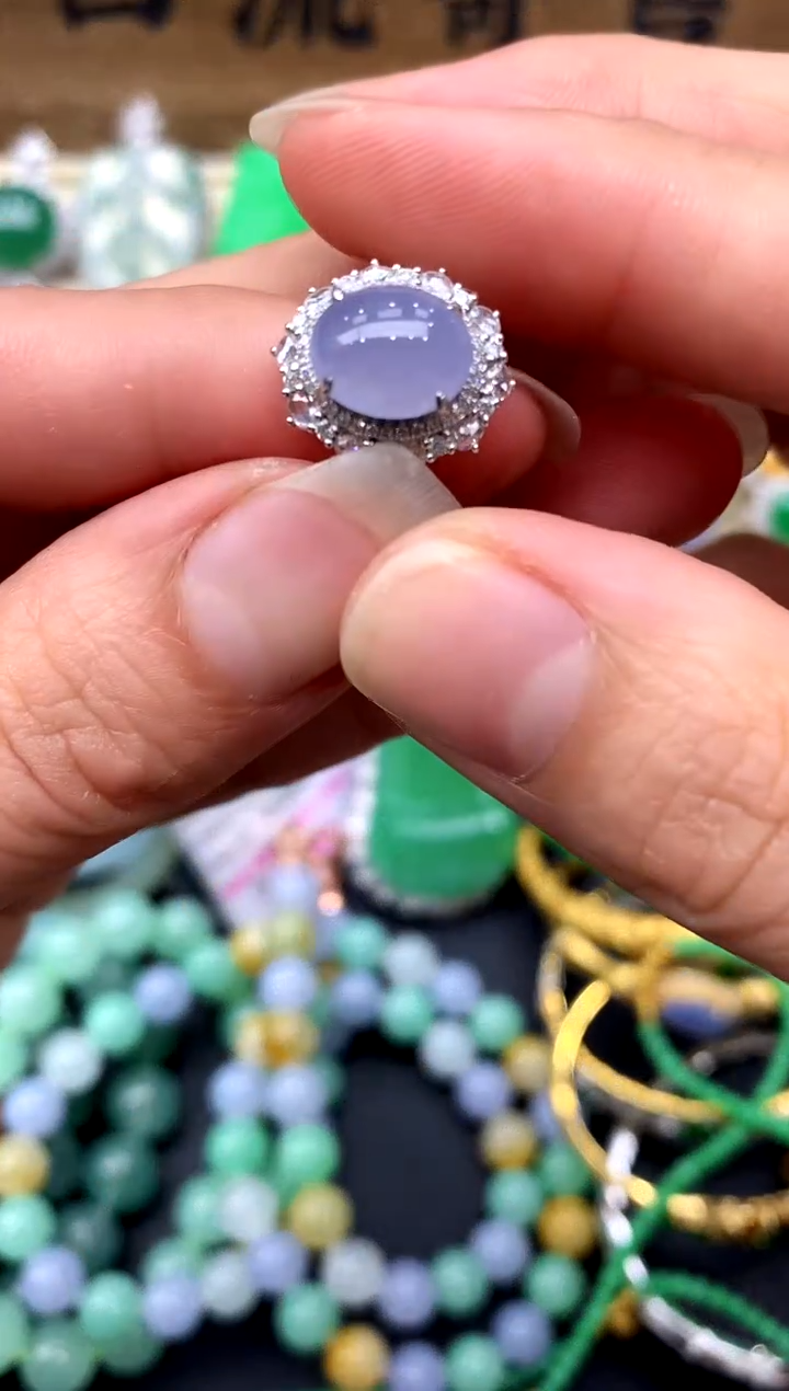 【闪购商品】翡翠戒指18K金镶嵌293-中国好珍宝