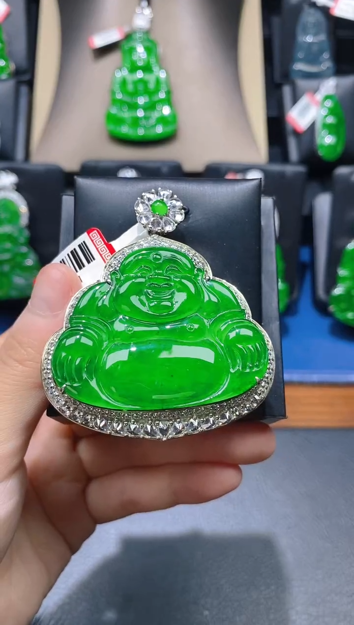 【闪购商品】翡翠颈饰未镶嵌天然E06