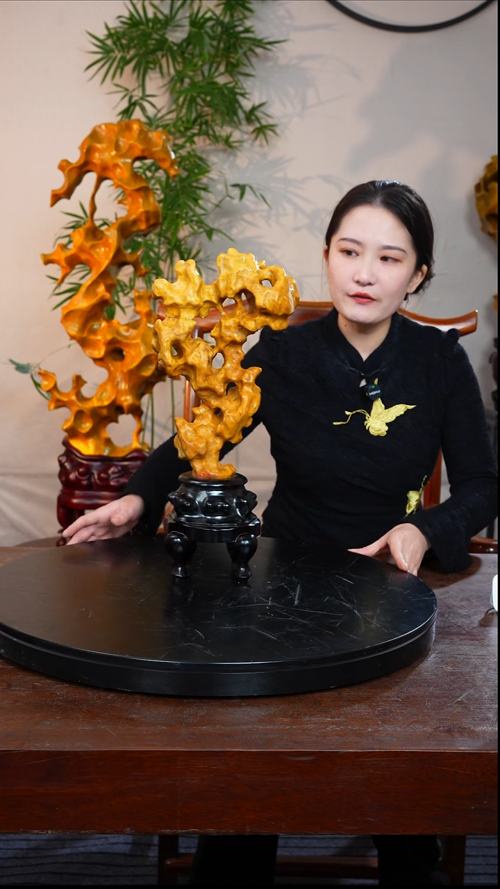 石材精美太湖石家居摆件