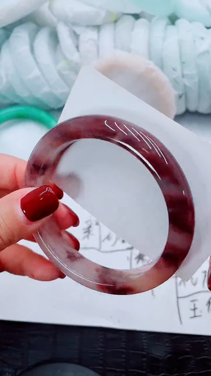 【闪购商品】石英质玉手镯未镶嵌Q148-63-62