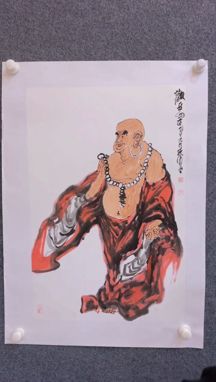 【闪购商品】国画2.25-孙布衣-四尺三开-5