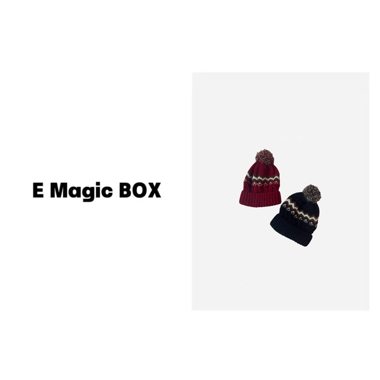 E Magic Box童装“雪宝宝”儿童冬季毛线C2299