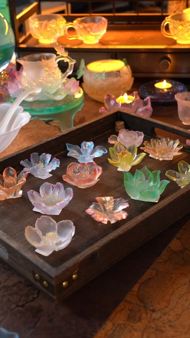 凌*.十二花神香插一整套